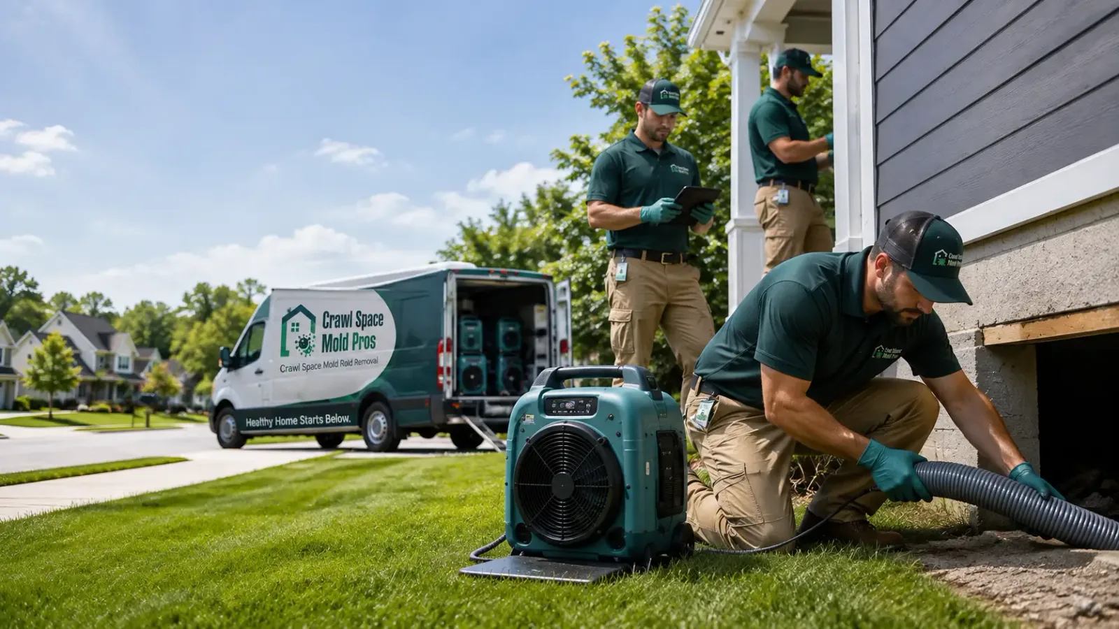 Crawl Space Mold Removal in Greensboro, PA